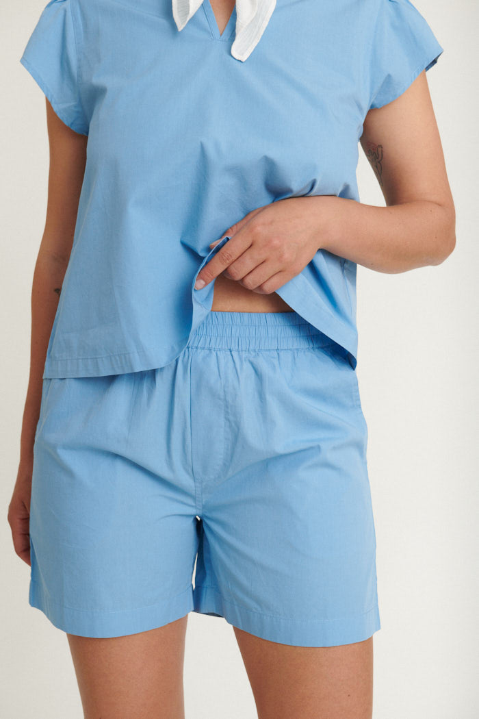 Basic Apparel Silje Shorts Shorts 704 Blissful Blue